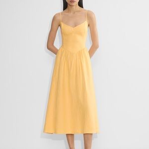 Wilfred Influence linen maxi dress - sunglow yellow